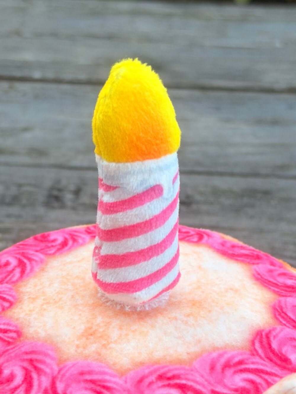 RARE Cookeez Makery Baked Party Treatz Birthday Candle Cat WORKS Plush Stuffed - Picture 3 of 10